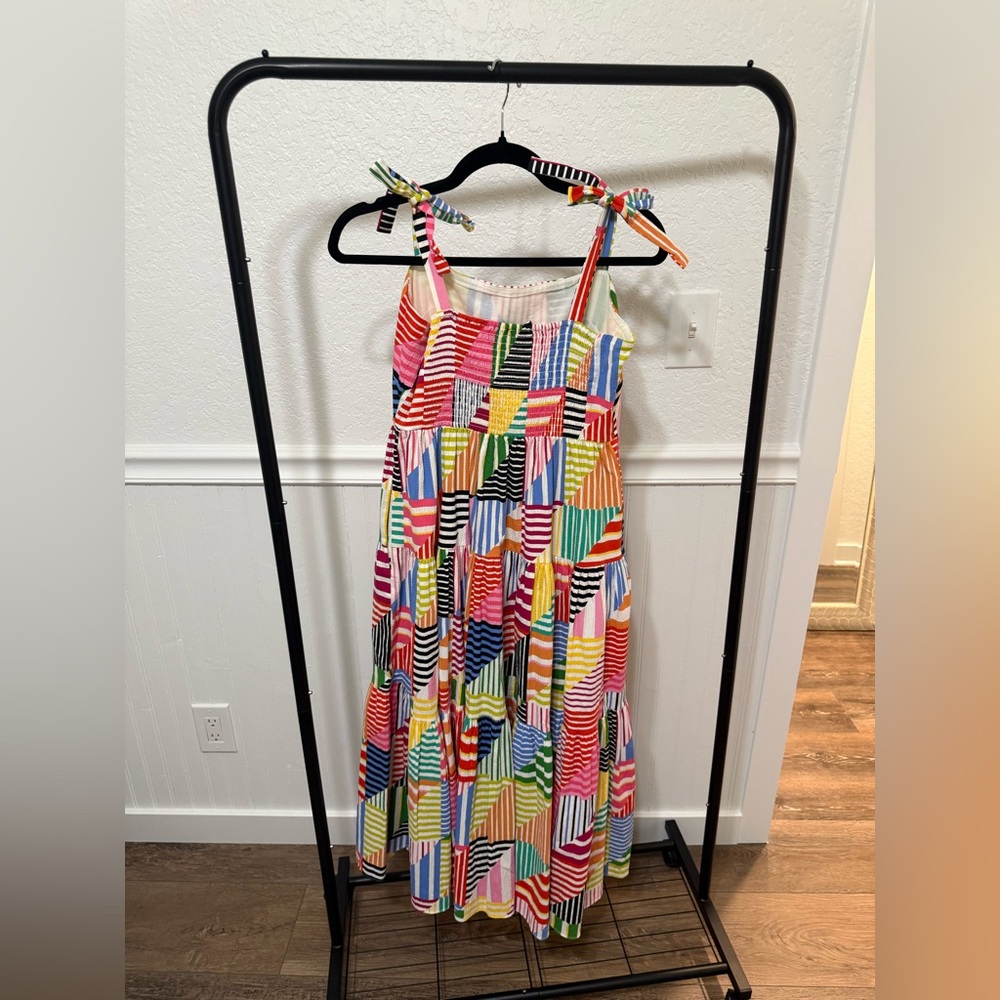 Kate Spade Multicolor Patchwork Stripe Tiered Mid… - image 4